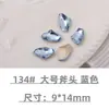 Cristales para Uñas con Base Puntiaguda Rhinestones Cristales de Vidra Transparente Blanco Corazón Rosa Cuadrado Irregular Hacha para Uñas Accesorios de Rhinestone