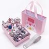 Set de Accesorios para el Cabello de Niña, Pinza para el Cabello con Corona, Accesorios para el Cabello de Niña, Goma para el Cabello de Princesa, Diadema para Bebé, Set de Caja de Pinzas para el Cabello de Bebé