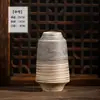 Jarrón de Cerámica Hecho a Mano Jingdezhen, Adorno Decorativo de Alta Gama para Sala de Estar y Estudio, Arreglo Floral Artístico, Maceta de Cerámica Gruesa Hidropónica