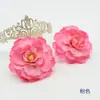 Pintura al Óleo de Flores Artificiales Flor de Loto Retro Accesorios para Pasador de Pelo Tocado Accesorios para Fotografía Material para Caja de Flores Paquete con Flores