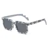 Gafas de sol cuadradas de moda para adultos 2024, estilo europeo y americano, transfronterizas, Aliexpress, Amazon, gafas de sol a cuadros, gafas de moda