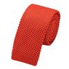 Gravata Nova Transfronteiriça para Cavalheiros Masculina 5cm5.7cm Estreita Casual Estilo Coreano Jacquard Cor Sólida Cabeça Reta Gravata de Tricô