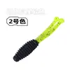 Weihe esportes garfo cauda dupla peixe macio A isca Luyá isca PVC 1.2g 5cm fio larvas macias transfronteiriço