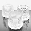 Copo Transparente de Parede Grossa Whiskey Vinho Bar Criativo Cristal Sem Chumbo Copo para Agitar Vinho