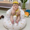 Sofá Pequeño Inflable Silla de Lectura de Ilustración para Bebés de Un Año Silla Infantil Silla de Baño Inflable Anticaídas con Música