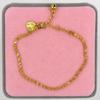Pulsera de cuentas de transferencia de oro arena de Vietnam simple para mujer, larga duración, no se decolora, joya de oro tipo moneda europea, regalo, venta al por mayor