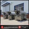 Grande máquina de fritura eletromagnética de aquecimento elétrico de farelo de soja tipo tambor, extração automática de óleo de amendoim, máquina wok de secagem