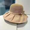 Sombrero de Primavera y Verano Sombrero de Sol Sombrero de Sol para Mujer Sombrero de Pescador Calado Nuevo 2024 Sombrero de Sol Ala Grande Protección Solar