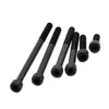 Tornillos de Cabeza Hexagonal de Alta Resistencia Grado 12.9, Cabeza Cilíndrica, Tornillos de Cabeza de Copa Extendida, Tornillos Negros M12M14M16