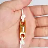 Fivela de Latão em Oito com Argola Giratória Anel Giratório Universal Cilíndrico Ferragens Peças de Rede de Pesca Anel em Oito Isca Pequenos Acessórios