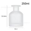 No ignífugo Botella de Aromaterapia Barriga Grande Botella Vacía Vidrio Transparente Botella Pequeña Flor Seca Planta Aroma Aceite Esencial Varilla Volátil Botella de Aroma