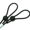 Juguetes sexuales para adultos, accesorios de masaje con terapia de pulso y descarga eléctrica, anillo de bloqueo ajustable para el pene masculino.