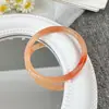 Pulseira de Concubina Imperial Estilo Xiaohongshu, Pulseira Grossa de Vidro Redondo com Transparência Semelhante ao Jade, Acessório Hanfu, Pulseira Antiga Sino para Mulheres