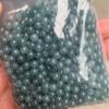 Atacado de contas de jade azul de Mianmar soltas faça você mesmo pulseira colar gelo glutinoso contas de jade azul de 7 mm