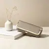 Estilo Nuevo Estuche Creativo para Gafas de Cuero Genuino, Bolsa Portátil para Guardar Gafas de Sol, Estuche de Alta Gama con Clip para Gafas de Sol, Estuche para Lápiz de Cejas de Mujer