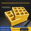Grelha de plástico reforçado com fibra de vidro fábrica estação de tratamento de esgoto planta química tampa de canaleta de drenagem grade espessa para árvore grade de sala de lavagem de carros
