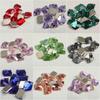 K9 Weichen Pisos de Alta Calidad Fondo Plano Doble Agujero Forma Especial Diamante Super Brillante Color AB Diamante Ropa de Competición Bolsita para Zapatos con Diamantes Cosida a Mano Accesorios de Ropa