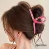 Pinza para el Cabello Grande Color Café Estilo Coreano para Cabello Grueso, Pinza de Tiburón Completa para la Parte Posterior de la Cabeza, Pinza de Lujo de Alta Gama al por Mayor