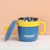 Tazón Termo Relleno de Agua, Vaso de Agua para Bebé de Acero Inoxidable de Grado Alimenticio, Tazón para Comer para Niños, 3-6 Años, Vaso Anticaídas