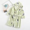 Albornoz infantil otoño e invierno Nuevo pijama infantil de franela para niños y niñas niños polar coral doble cara ropa de hogar polar