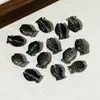 Cuentas de vidrio para peces con degradado bicolor y agujeros verticales, accesorios para joyería DIY para pulseras, collares y pendientes