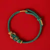 Festival do Barco-Dragão Corda Colorida Pulseiras dos Doze Signos do Zodíaco para Mulheres, Pulseiras Deus Guardião de Casal, Pulseiras de Corda Vermelha do Ano de Nascimento Masculino Atacado