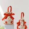 Saco de Doces Caixa de Doces Sacola de Doces para Presente de Casamento Bolsa de Mão de Casamento de Alta Qualidade Chinesa Caixa de Presente