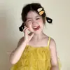 Pinza para el pelo de cuadros con forma de corazón para niñas, Pinza lateral para la frente, Organizador de pelo para la parte trasera de la cabeza, Pasador mágico, Accesorio para el pelo