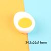 Resina simulação pães cozidos no vapor Pão cozido no vapor creme capa de celular acessórios brincos diy comida de simulação brincar diy acessórios de micro paisagem