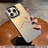 Adequado para Apple 17 Pro Max Capa de Celular Simples 15 Casal Cor Prata iPhone 12 Personalizado Sol e Lua 13