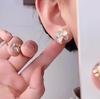 Brincos de Flor de Diamante Retrô com Pino de Prata 925 Brincos para Mulheres Design de Nicho Luxo Acessível Brincos de Pétala de Floresta