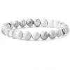 Pulsera de Cristal Rosa Natural de Moda Femenina Transfronteriza de Zhou Lianfa Pulsera de Ojo de Tigre Ágata Círculo Único con Perlas Redondas Joyería Sencilla