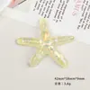 Acessórios de Resina DIY Desenho Animado Joias Estrela do Mar Cintilante Cola de Chantilly Grampo de Cabelo Capa de Celular Fivela de Sapato Chaveiro Pingente com