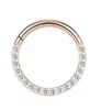 Diretamente do Fabricante, Brincos Ear Cuff em Aço Inoxidável 316L com Cravação Frontal de Diamante, Joia Piercing da Moda para Homens e Mulheres
