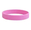 Pulseira de Silicone DIY Halo Cor Sólida Pulseira de Silicone Adultos Crianças Pulseira de Silicone Lisa Atividade de Agrupamento de Divisão de Equipe