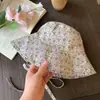 Novo Estilo Chapéu de Pescador para Mulheres, Moda Coreana Versátil de Listras para o Verão, Chapéu de Sol, Chapéu Balde Emagrecedor