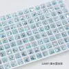 Rinestones Geométricos en Forma de Corazón para Uñas Dongzhou 6*5.3mm Accesorios para Pendientes DIY Corazón de Melocotón Brillante Decoraciones de Uñas Portátiles