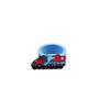 Anillo de Dibujos Animados Transfronterizo Pvc Pegamento Suave Ecológico Acero para Niños Coche Transformador Robot Parche Anillo Decorativo Pequeño