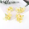 Cabeça de Flor de Begônia Simulada DIY Grampo de Cabelo Faixa de Cabeça Florida Guirlanda Pulseira Acessórios Decoração de Caixa de Presente Adereços de Fotografia Enfeites