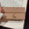 Colar de Alce Estilo Livro Vermelho, Joia de Veado Fashionável Estilo Coreano, Corrente Simples de Clavícula de Nicho, Colar Exquisito e Versátil