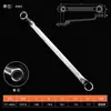 YATO Llave Flor de Ciruelo Doble Cabeza de Cuello Alto Torx Herramienta de Tablero Llave CRV Llave de Doble Propósito 5.5x7