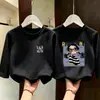 Camiseta de manga larga para niña, nuevo modelo otoño 2026, camiseta básica de algodón puro para niñas, top de cuello redondo para niños mayores