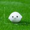 Figurillas de cerdo y rana en miniatura, adorables y redondas - lindos adornos de animalitos para jardinería, paisajismo, decoraciones DIY y pequeñas piezas de exhibición