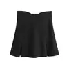 Ropa para Mujer Talla Grande Chicas Gorditas Verano Nuevo Diseño de Falda de Cintura Alta Sentido del Diseño Nicho Falda Plisada Sombreada en A Falda Corta