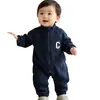 Ropa Coreana para Bebé Otoño Nueva Ropa de Bebé de una Pieza Primavera y Otoño Estilo Occidental Casual Traje de Bebé Junio-Septiembre