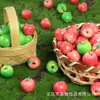 Juguete de Comida en Miniatura Fruta Simulación Manzana Estéreo 3D Adorno DIY Paisaje en Miniatura de Resina Decoración Casa de Muñecas