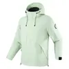 Directamente del fabricante, chaqueta con capucha unisex para primavera y otoño, cortavientos e impermeable para exteriores, para parejas JW26188