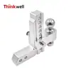 Brazo de remolque de aleación de aluminio especial transfronterizo, gancho de remolque ajustable poroso, accesorios para vehículos todoterreno, brazo de remolque de doble bola, fábrica