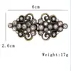 Clip de chal hueco estilo étnico transfronterizo clip para suéter de diamantes de imitación joyería clip geométrico antiguo para collar de bolso ventas directas