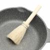 Cruce fronterizo coco Sartén marrón Sartén antiadherente Cepillo de sartén Mango de madera Cocina sin aceite Cepillo de madera Cepillo para sartén Cepillo para sartén Artefacto Cepillo de mango largo Cepillo para sartén cepillo